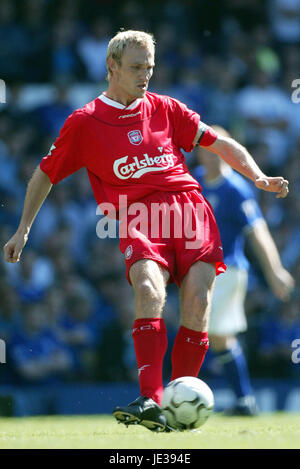 SAMI HYYPIA DE LIVERPOOL FC LIVERPOOL GOODISON PARK ANGLETERRE 30 Août 2003 Banque D'Images