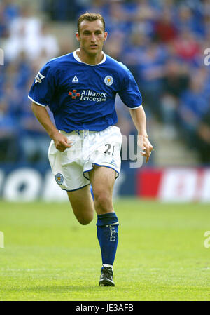RICCARDO SCIMECA Leicester City FC STADE WALKERS LEICESTER ANGLETERRE 16 Août 2003 Banque D'Images