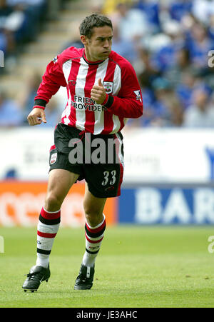 PAUL SOUTHAMPTON FC TELFER STADE WALKERS 16 Août 2003 Banque D'Images