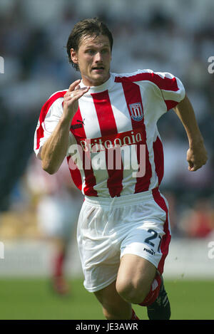 PETUR MARTEINSSON Stoke City FC DERBY PRIDE PARK ANGLETERRE 09 Août 2003 Banque D'Images