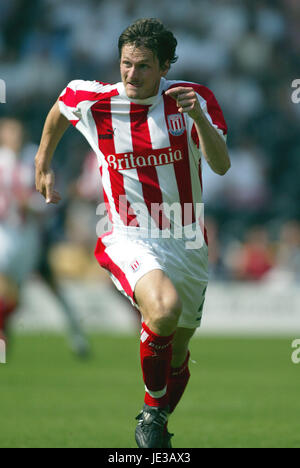 PETUR MARTEINSSON Stoke City FC DERBY PRIDE PARK ANGLETERRE 09 Août 2003 Banque D'Images