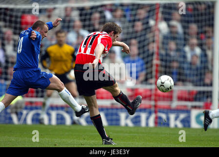 KEVIN KILBANE Sunderland FC STADE DE LA LUMIÈRE DE L'ANGLETERRE SUNDERLAND 05 Avril 2003 Banque D'Images