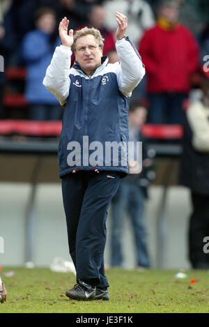 NEIL WARNOCK SHEFFIELD UNITED FC MANAGER BRAMALL LANE Sheffield, Angleterre 09 Mars 2003 Banque D'Images