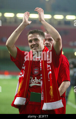 MICHAEL OWEN LIVERPOOL FC MILLENNIUM STADIUM Cardiff au Pays de Galles 02 Mars 2003 Banque D'Images