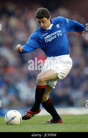 SHOTA ARVELADZE Glasgow Rangers FC GLASGOW IBROX 15 Février 2003 Banque D'Images