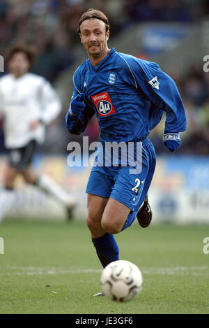 DUGARRY D.), Birmingham City FC STADE REEBOK BOLTON 01 Février 2003 Banque D'Images