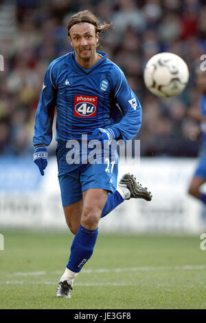 DUGARRY D.), Birmingham City FC STADE REEBOK BOLTON 01 Février 2003 Banque D'Images