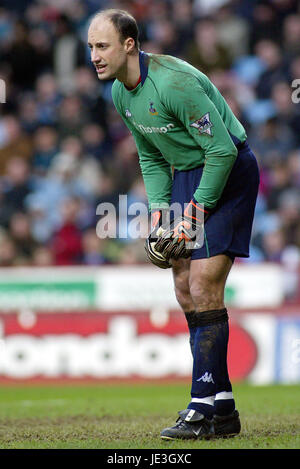 KASEY KELLER Tottenham Hotspur FC VILLA PARK BIRMINGHAM ENGLAND 18 Janvier 2003 Banque D'Images