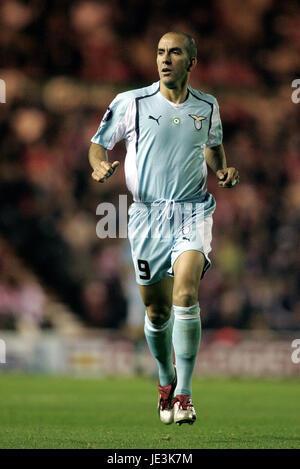 PAOLO DI CANIO LAZIO STADE RIVERSIDE MIDDLESBROUGH ANGLETERRE 04 Novembre 2004 Banque D'Images