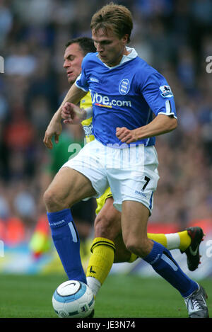 JESPER GRONKJAER BIRMINGHAM CITY FC ST ANDREWS BIRMINGHAM ENGLAND 18 Septembre 2004 Banque D'Images