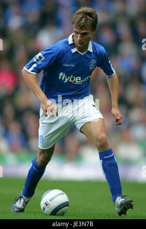 JESPER GRONKJAER BIRMINGHAM CITY FC ST ANDREWS BIRMINGHAM ENGLAND 18 Septembre 2004 Banque D'Images