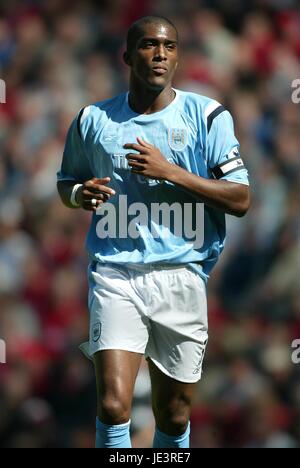 SYLVAIN DISTIN Manchester City FC ANFIELD LIVERPOOL ANGLETERRE 21 Août 2004 Banque D'Images