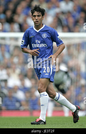 PAULO FERREIRA CHELSEA FC STAMFORD BRIDGE CHELSEA Londres Angleterre 15 Août 2004 Banque D'Images