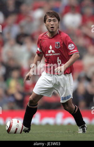 NOBUHISA YAMADA URAWA RED DIAMONDS OLD TRAFFORD MANCHESTER EN ANGLETERRE 03 Août 2004 Banque D'Images