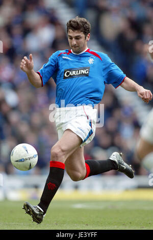 ZURAB KHIZANISHVILI Glasgow Rangers FC EN ÉCOSSE GLASGOW IBROX 28 Mars 2004 Banque D'Images