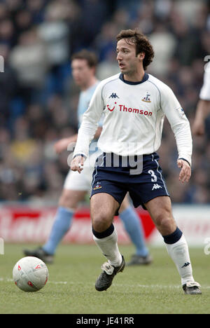 MAURICIO TARICCO Tottenham Hotspur FC CITY OF MANCHESTER STADIUM MANCHESTER 25 Janvier 2004 Banque D'Images