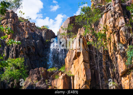 L'Australie, Territoire du Nord, Katherine. Nitmiluk (Katherine) Gorge National Park. Banque D'Images