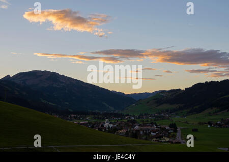 Tannheim im TANNHEIMER TAL Banque D'Images