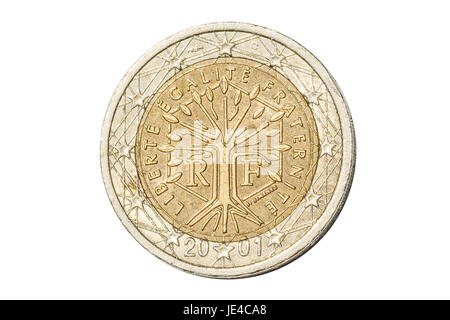 France deux euro coin Banque D'Images