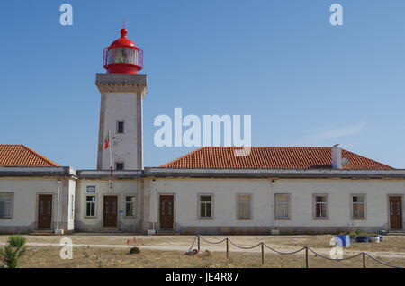 Phare du cap carvoeiro Lagoa algarve, Portugal. Banque D'Images