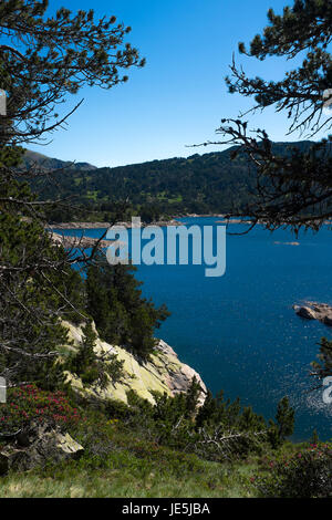 Porteille de la Grave, chemin du Ruisseau, La Bouillouses, CERDAGNE, FRANCE Banque D'Images