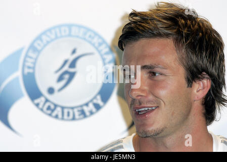 Le DAVID BECKHAM DAVID BECKHAM ACADEMY HOME DEPOT CENTER CARSON LOS ANGELES USA 02 Juin 2005 Banque D'Images