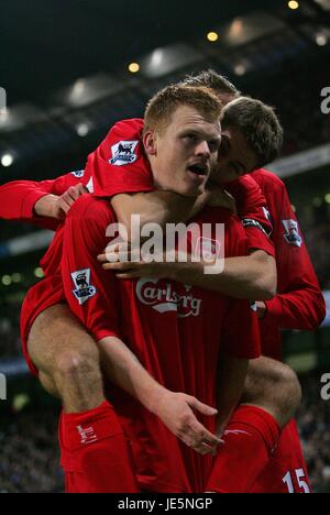 JOHN ARNE RIISE , Steven Gerrard, MANCHESTER CITY V Liverpool, Manchester City V LIVERPOOL, 2005 Banque D'Images