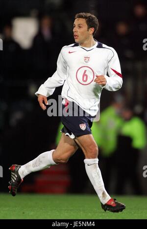 STEVE CHERUNDOLO USA & HANNOVER 96 Hampden Park Glasgow Ecosse 12 Novembre 2005 Banque D'Images