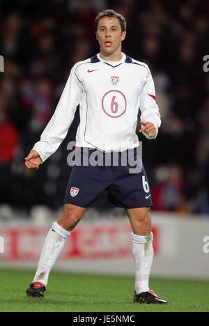 STEVE CHERUNDOLO USA & HANNOVER 96 Hampden Park Glasgow Ecosse 12 Novembre 2005 Banque D'Images