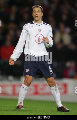 STEVE CHERUNDOLO USA & HANNOVER 96 Hampden Park Glasgow Ecosse 12 Novembre 2005 Banque D'Images