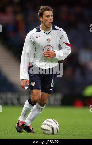 STEVE CHERUNDOLO USA & HANNOVER 96 Hampden Park Glasgow Ecosse 12 Novembre 2005 Banque D'Images