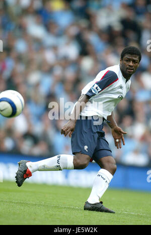 RADHI JAIDI BOLTON WANDERERS FC CITY OF MANCHESTER STADIUM MANCHESTER EN ANGLETERRE 18 Septembre 2005 Banque D'Images