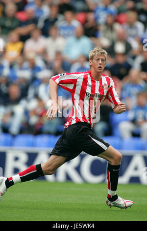 JONATHAN STEAD Sunderland FC stade JJB WIGAN 27 Août 2005 Banque D'Images