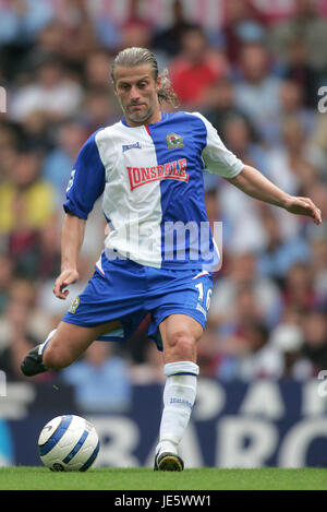 TUGAY Blackburn Rovers FC VILLA PARK BIRMINGHAM ENGLAND 27 Août 2005 Banque D'Images