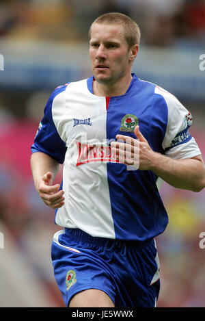 ANDY TODD Blackburn Rovers FC VILLA PARK BIRMINGHAM ENGLAND 27 Août 2005 Banque D'Images