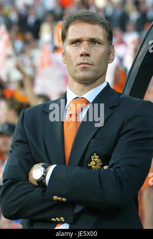 MARCO VAN BASTEN ENTRAÎNEUR NATIONAL HOLLAND HOLLAND ROTTERDAM 17 Août 2005 Banque D'Images