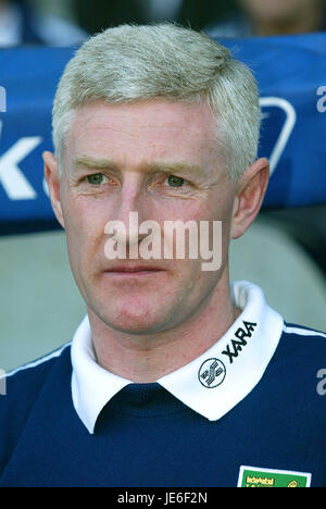 NIGEL WORTHINGTON Norwich City FC MANAGER STADE REEBOK BOLTON ANGLETERRE 19 Mars 2005 Banque D'Images