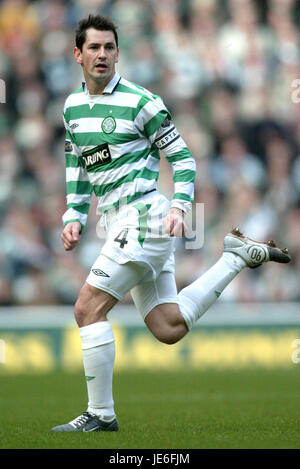 JACKIE MCNAMARA Glasgow Celtic FC CELTIC PARK GLASGOW ECOSSE 20 Février 2005 Banque D'Images