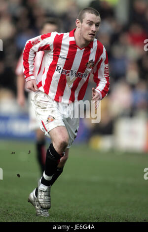 STEPHEN ELLIOTT Sunderland FC PRIDE PARK STADIUM DERBY ANGLETERRE 16 Janvier 2005 Banque D'Images