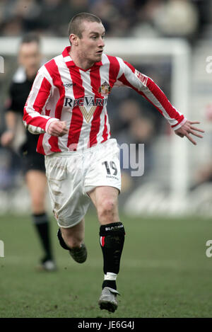 STEPHEN ELLIOTT Sunderland FC PRIDE PARK STADIUM DERBY ANGLETERRE 16 Janvier 2005 Banque D'Images