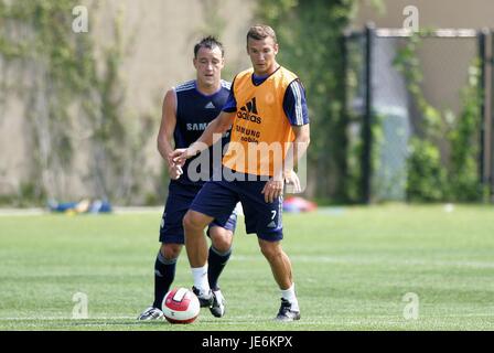 JOHN TERRY ET ANDRIY SHEVCHENKO Chelsea FC WESTWOOD UCLA LOS ANGELES USA 27 Juillet 2006 Banque D'Images