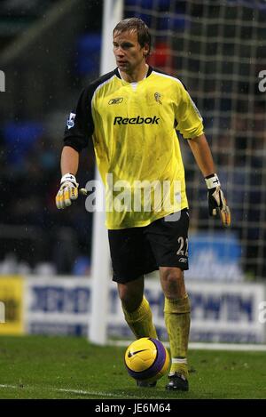 JUSSI JAASKELAINEN BOLTON WANDERERS FC STADE REEBOK BOLTON Angleterre 30 Décembre 2006 Banque D'Images