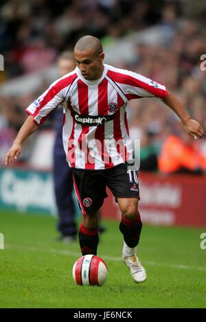 DANNY WEBBER SHEFFIELD UNITED FC BRAMALL LANE SHEFFIELD ANGLETERRE 28 Octobre 2006 Banque D'Images