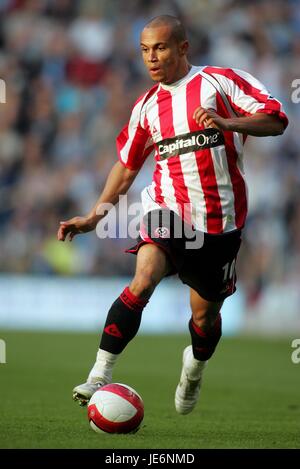 DANNY WEBBER SHEFFIELD UNITED FC CITY OF MANCHESTER STADIUM MANCHESTER EN ANGLETERRE 14 Octobre 2006 Banque D'Images