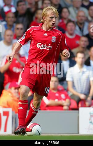 DIRK KUYT LIVERPOOL FC ANFIELD LIVERPOOL ANGLETERRE 23 Septembre 2006 Banque D'Images