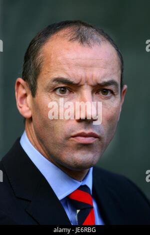 PAUL LE GUEN MANAGER des Glasgow Rangers Celtic Park Glasgow Ecosse 23 Septembre 2006 Banque D'Images