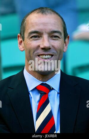 PAUL LE GUEN MANAGER des Glasgow Rangers Celtic Park Glasgow Ecosse 23 Septembre 2006 Banque D'Images