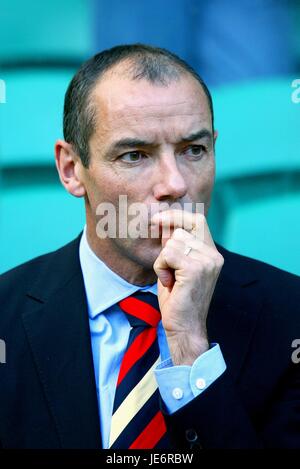 PAUL LE GUEN MANAGER des Glasgow Rangers Celtic Park Glasgow Ecosse 23 Septembre 2006 Banque D'Images