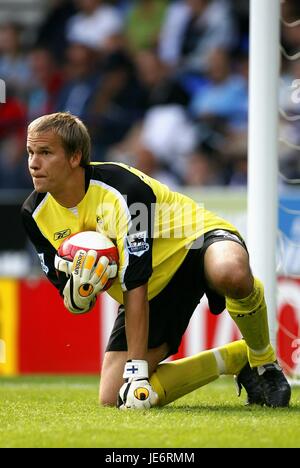 JUSSI JAASKELAINEN BOLTON WANDERERS FC STADE REEBOK BOLTON ANGLETERRE 16 Septembre 2006 Banque D'Images