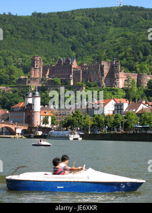 Heidelberg, verrouillage Banque D'Images